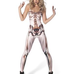 ❤️ Blackmilk Muscle and Bones Catsuit ☠️